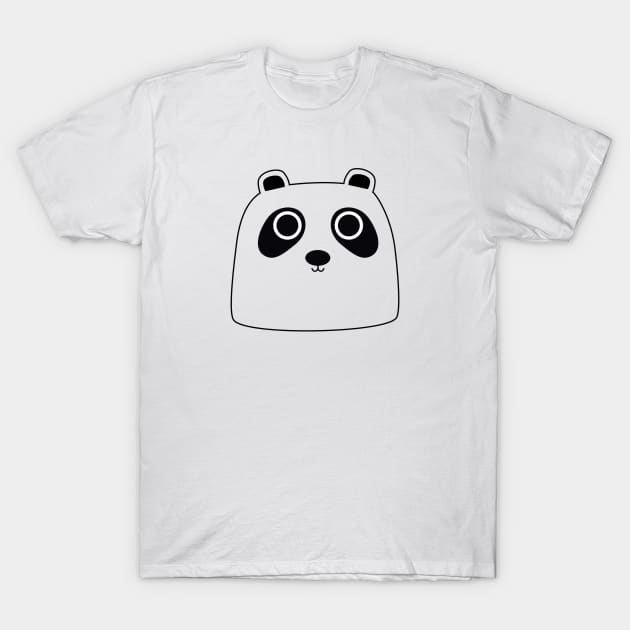 Panda T-Shirt by Mint Cloud Art Studio